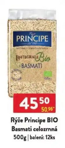 Qanto Rýže Principe BIO Basmati celozrnná nabídka