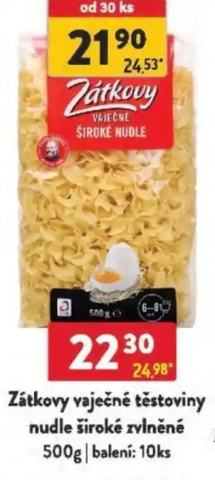 Qanto Zátkovy vaječné těstoviny nudle široké zvlněné nabídka