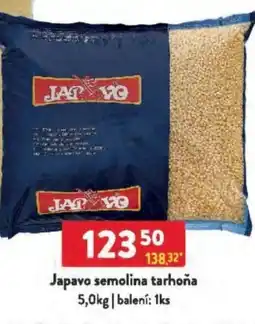 Qanto Japavo semolina tarhoňa nabídka