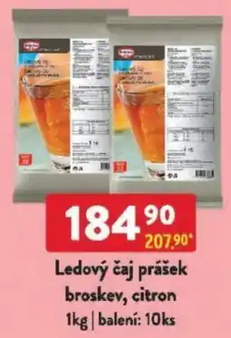 Qanto Dr.Oetker Ledový čaj prášek broskev, citron nabídka