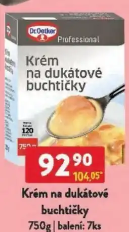 Qanto Dr.Oetker Krém na dukátové buchtičky nabídka