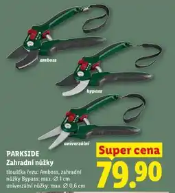 Lidl PARKSIDE ZAHRADNÍ NŮŽKY nabídka