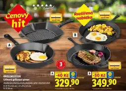 Lidl GRILLMEISTER LITINOVÁ GRILOVACÍ PÁNEV nabídka