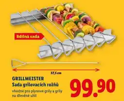 Lidl GRILLMEISTER Sada grilovacích rožňů nabídka