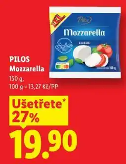 Lidl Pilos MOZZARELLA nabídka