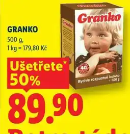 Lidl Granko nabídka