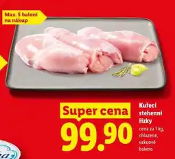 Lidl Kuřecí stehenní řízky nabídka