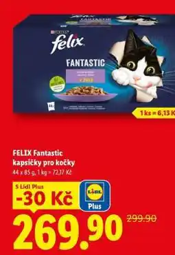 Lidl Felix Fantastic Kapsičky pro kočky nabídka