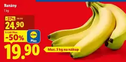 Lidl Banány nabídka
