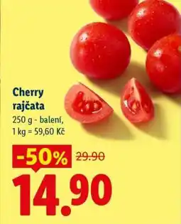 Lidl Cherry rajčata nabídka