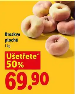 Lidl Broskve ploché nabídka