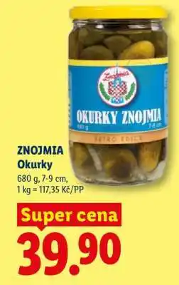 Lidl Znojmia Okurky nabídka