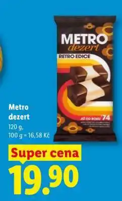 Lidl Metro Dezert nabídka