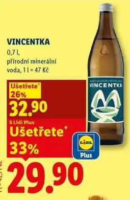 Lidl VINCENTKA nabídka