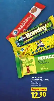 Lidl Orion Kofila / Ledové kaštany / Banány nabídka