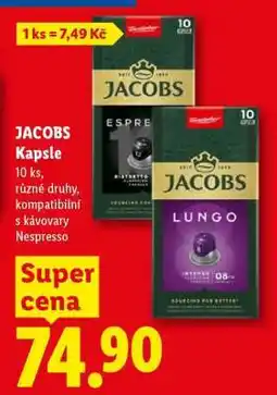Lidl Jacobs Kapsle nabídka
