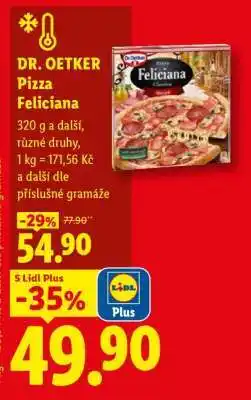 Lidl DR. OETKER Pizza Feliciana nabídka