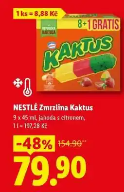 Lidl NESTLÉ Zmrzlina Kaktus nabídka