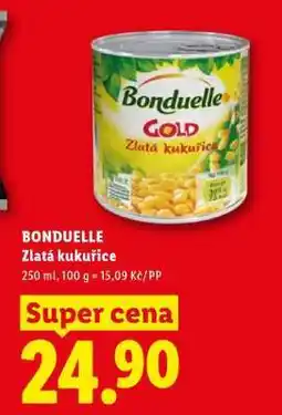 Lidl Bonduelle Zlatá kukuřice nabídka
