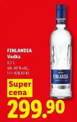 Lidl Finlandia Vodka nabídka