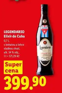 Lidl Legendario Elixir de Cuba nabídka