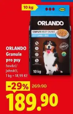 Lidl ORLANDO Granule pro psy nabídka