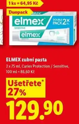 Lidl Elmex zubní pasta nabídka