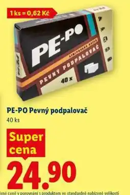 Lidl Pe-Po pevný podpalovač nabídka