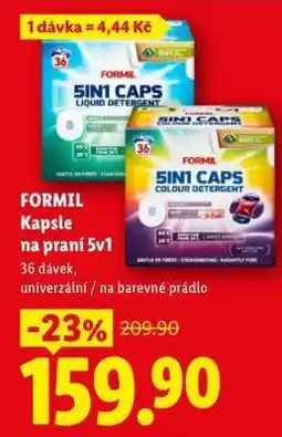 Lidl FORMIL Kapsle na praní 5v1 nabídka