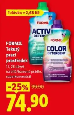 Lidl Formil TEKUTÝ PRACÍ PROSTŘEDEK nabídka