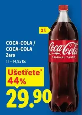 Lidl COCA-COLA, COCA-COLA ZERO nabídka