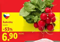 Lidl Ředkvičky svazek nabídka