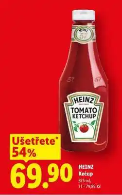 Lidl HEINZ kečup nabídka