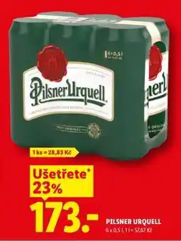 Lidl Pilsner Urquell nabídka