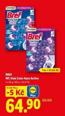 Lidl BREF WC blok Color Auto Active nabídka
