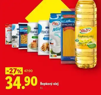 Lidl Řepkový olej nabídka