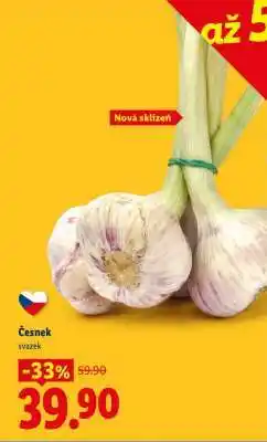 Lidl ČESNEK nabídka