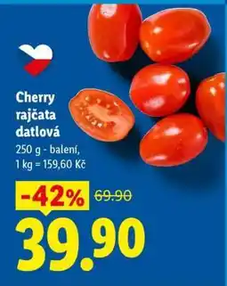 Lidl CHERRY RAJČATA DATLOVÁ nabídka