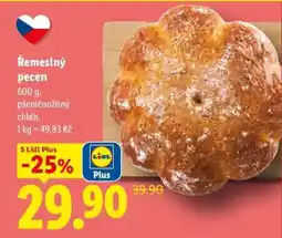 Lidl ŘEMESLNÝ PECEN nabídka