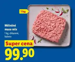 Lidl Mělněné maso mix nabídka