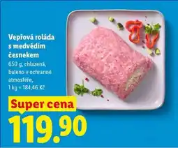 Lidl Vepřová roláda s medvědím česnekem nabídka