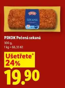 Lidl PIKOK PEČENÁ SEKANÁ nabídka