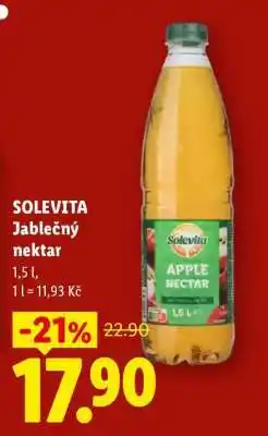 Lidl SOLEVITA Jablečný nektar nabídka