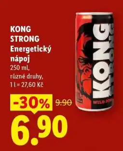 Lidl KONG STRONG Energetický nápoj nabídka
