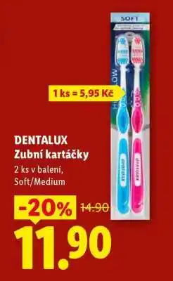 Lidl Dentalux Zubní kartáčky nabídka