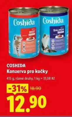 Lidl Coshida Konzerva pro kočky nabídka