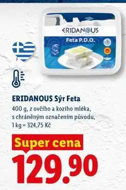 Lidl ERIDANOUS Sýr Feta nabídka