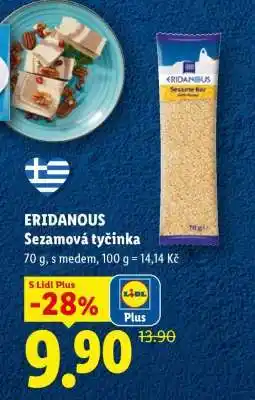 Lidl Eridanous Sezamová tyčinka nabídka