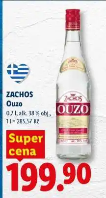 Lidl ZACHOS Ouzo nabídka