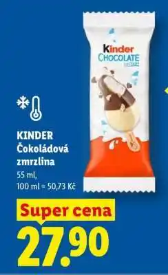 Lidl KINDER Čokoládová zmrzlina nabídka